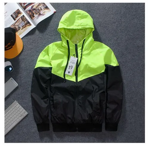 Мужская водонепроницаемая ветровка в стиле пэчворк весна 2019|brand windbreaker|windbreaker
