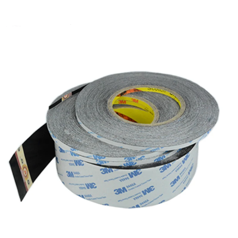 (1-20mm*50 Meters) Widely Use 3M Black Double Sided Adhesive Tape for Smartphone Tablet LCD Touch Screen Display Repair