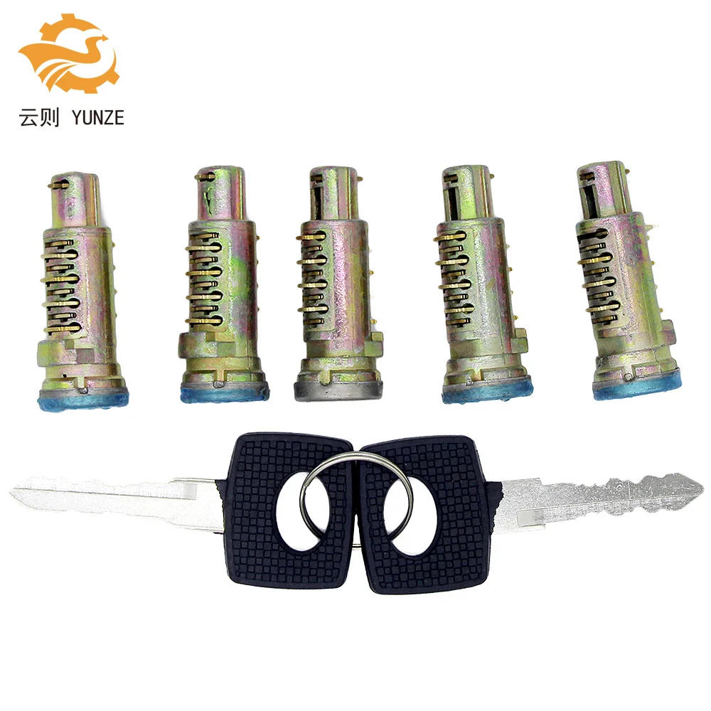 

FOR MERCEDES BENZ VITO SPRINTER VW LT 5PCS DOOR LOCK BARRELS with 2 KEYS ANY DOOR 6707600205