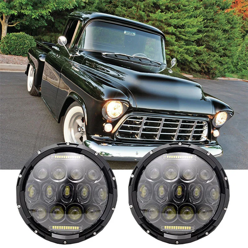 7 Inch round 75W Cars running lights 12V 24V LED Driving headlight Hi/Lo Beam DRL headlamp for Jeep Wrangler JK CJ TJ Lada Niva