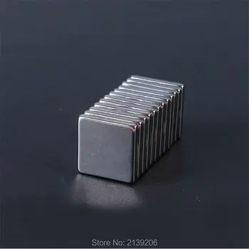 

16pcs square 20mm*20mm*3mm pulling force 4KG strong neodymium ndfeb permanent magnets