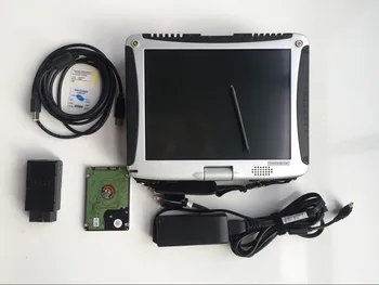 

DA-Dongle j2534 device obd2 diagnostic programmer software v145 hdd 160gb installed in laptop cf-19 touch screen ready to work