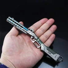 APEX Legends Gun Models Keyring Gifts Battle Royale Keychain Weapons Pump Gun Model APEX Key Chain fortnight battle royale toy model the tactical shot gun keychain alloy weapons kids toy collection decoration