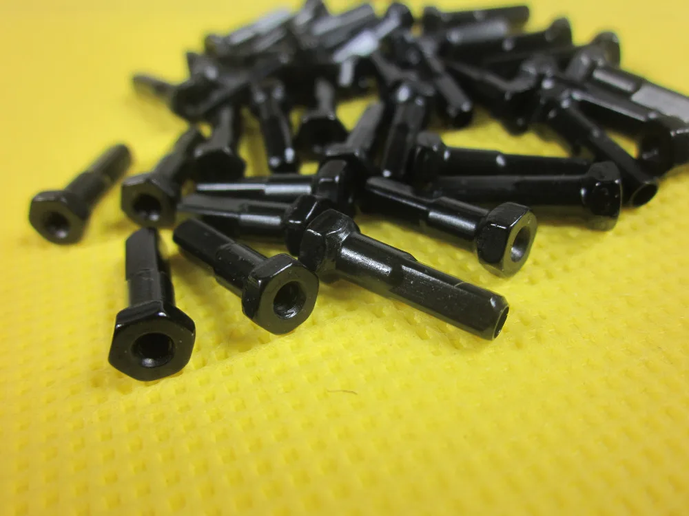 

Pillar PB14H 12mm 14mm 16mm 0.95g/pc MTB AM DH FR Bicycle Brass Nipples 50pc/lot Gauge 14 Black Red Silver Bike Accessory