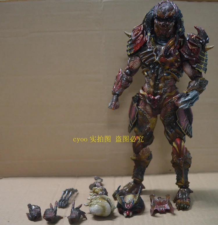 

Original Play Arts Kai Predator Figure Alien Hunter Primevil Figure PA 27cm PVC Action Figure Doll Toys Kids Gift