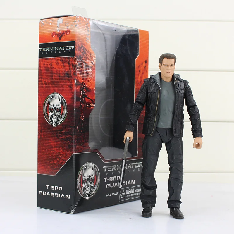 17 см neca schwarzenegger Фигурка Терминатора t-commando con la pistola arma da collezione guardiano modello кукла |