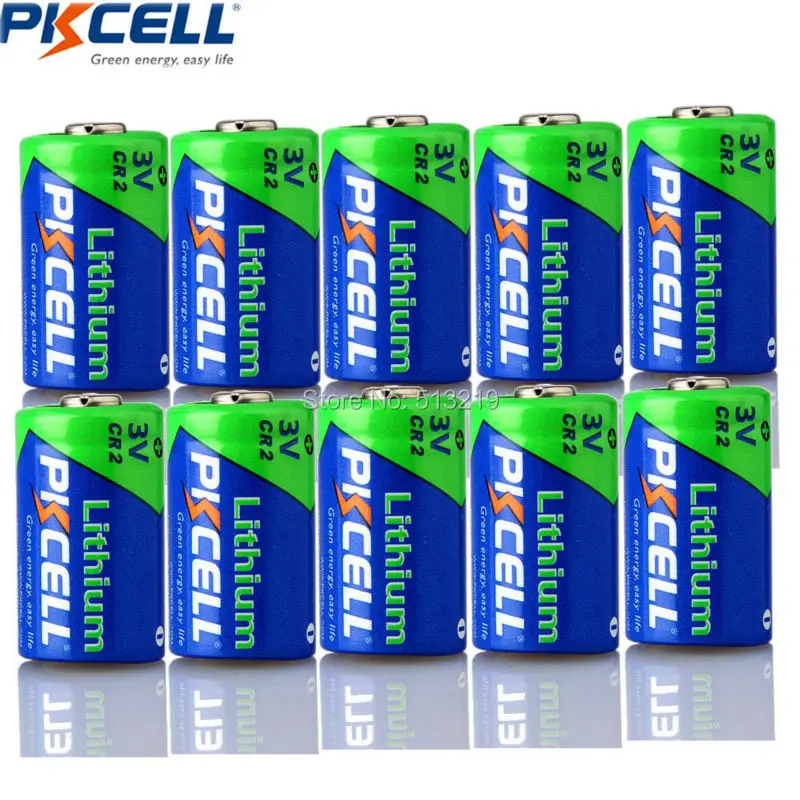 10 قطع * PKCELL CR2 15270 CR15H270 3 فولت 850 مللي أمبير CR2 3 فولت بطارية ليثيوم ل الأجراس GPS الأمن أنظمة كاميرا الإلكترونية dictionari