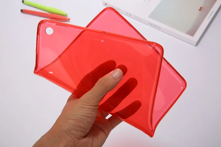 Чехол для нового Ipad 2018 A1893 9 7 дюймов Мягкая силиконовая задняя накладка из ТПУ