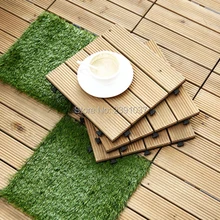 11 шт. 30*30*2,6 см блокирующиеся напольные плитки из твердого тикового дерева, подходящие для использования в помещении и на открытом воздухе