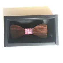 Галстук бабочка галстук и платок комплект модный элегантный фиолетовый бантик цветочный жаккард регулируемые; дерево галстук-бабочка высокого качества галстук