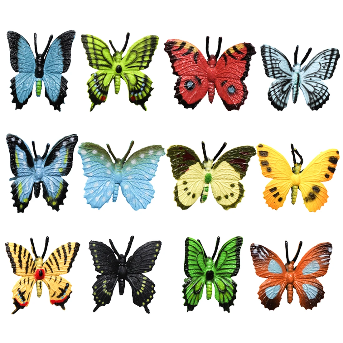  12Pcs Party Class Teaching Butterfly Model Kit Educational Toys for Children Learning Studying Biol - 32919381466
