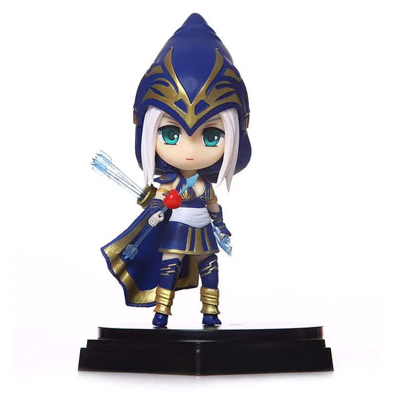 Новинка 2017 года Лидер продаж игры LOL 14 см ПВХ фигурку ashe детские игрушки онлайн