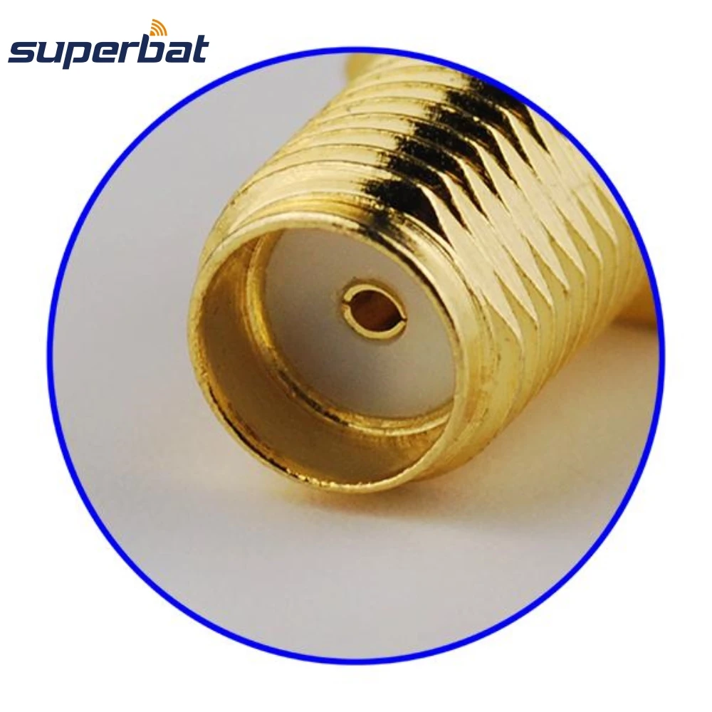 SMA Female Bulkhead Right Angle PCB Mount RF Coaxial Connector