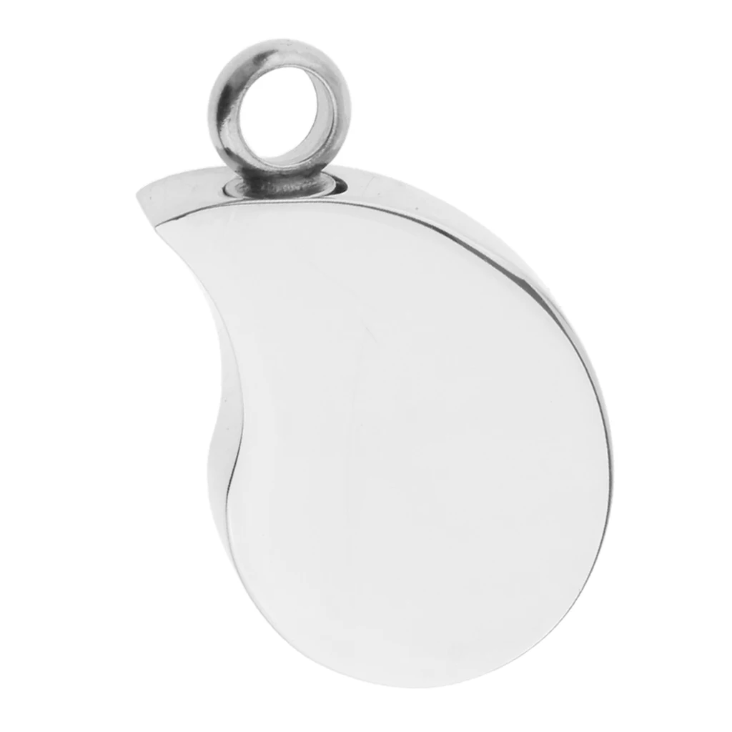 Waterproof Blank Stainless Steel Memorial Pendant Cremation Urn Ash