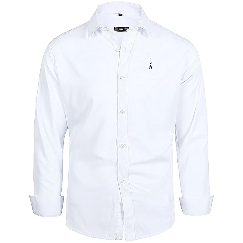 دروبشيبينغ الرجال قميص العلامة التجارية 2018 الذكور الزرافة التطريز كم طويل قمصان عارضة ضرب اللون بدلة سوداء ضيقة من الخصر رجل اللباس قمصان دروبشيبينغ الرجال قميص العلامة التجارية 2018 الذكور الزرافة التطريز كم طويل قمصان عارضة ضرب اللون بدلة سوداء ضيقة من الخصر رجل اللباس قمصان