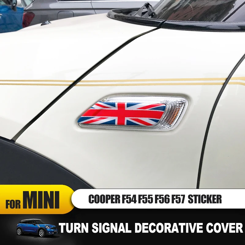 Автомобильный стикер Union Jack, накладка на крыло, декоративный чехол для Mini Cooper Clubman F54 F55 F56 F57, аксессуары для стайлинга автомобилей