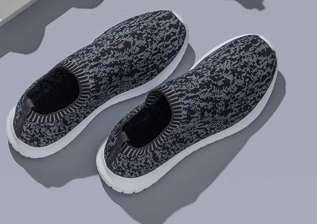 black 41 Xiaomi UREVO, размеры 36-45, повседневная мужская и женская обувь, светильник для отдыха, вязаные мужские спортивные носки для кроссовок, носки для носки, умный дом - Цвет: black 41