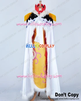 

One Piece Cosplay Pirate Empress Boa Hancock Yellow Full Set Costume H008