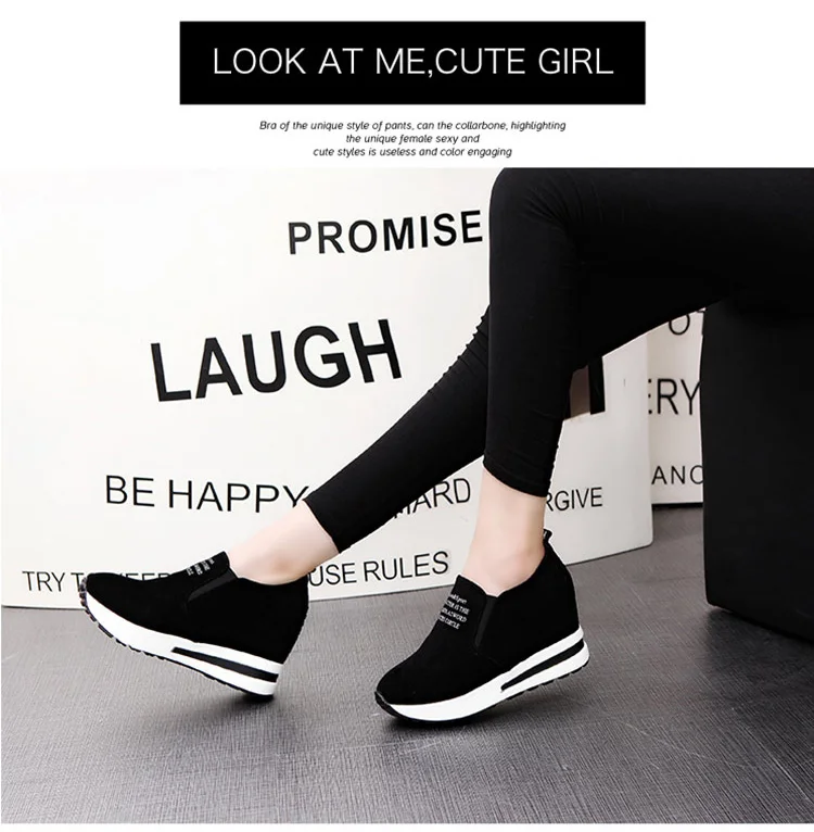 Женская обувь; повседневная обувь; удобные кроссовки на платформе; женская обувь на высоком каблуке; кроссовки на скрытой танкетке; женские кроссовки