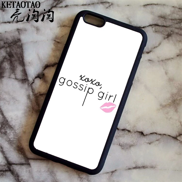 KETAOTAO 2018 NEW Gossip Girl Phone Cases for iPhone 4S/5C/55/6/6S/7/8/X/PLUS Samsung S5 6 7 8 Case Soft TPU Rubber Silicone | Мобильные