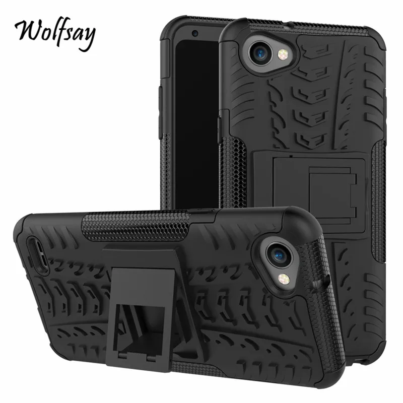 Phone Case For LG Q6 Fashion Thick Silicone Hybrid Armor Plus Cover Alpha M700 X600 X600K 5.5&quot | Мобильные телефоны и