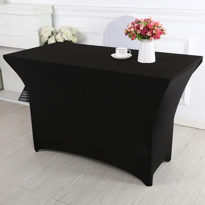  Wedding Spandex table cloth lycra table cover table linen hotel banquet party meeting room rectangl