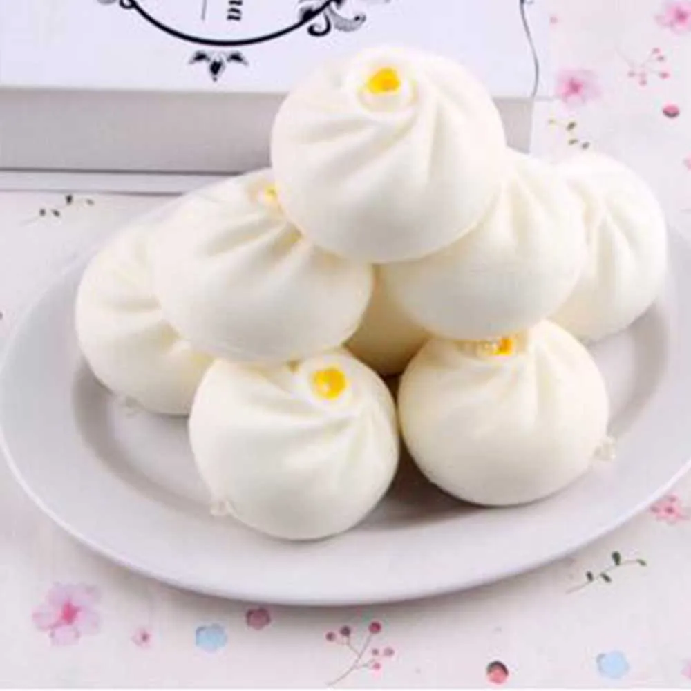 

Lovely Squishy Steamed Stuffed Bun Shape Slow Rising Toy Stress Relieve Toy Kids Toy Keychain Phone Straps Cute Gift Squeeze Toy