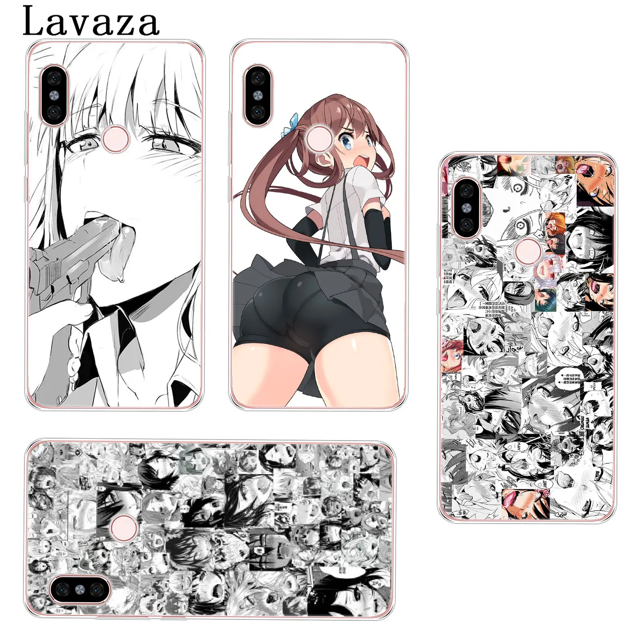 Lavaza cute Ahegao Anime Funny Hard Phone Case for Xiaomi MI 9 8 SE A2 Lite A1 pocophone f1 5X 5S 6 6X MIX 2S MAX 3 Mi9 MiA2 Mi8