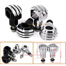 Motocicleta CNC Alumínio 1 “lidar com bar Braçadeira Guiador Riser Para Harley Sportster XL 883 1200 Softail Electra Glide Dyna Chopper