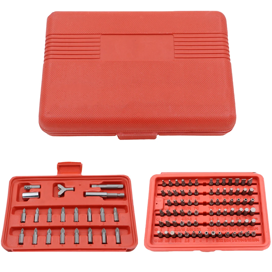

Torx Hex Drill 100pcs chrome Security Bit Tool Set Star Spanner Screw Driver