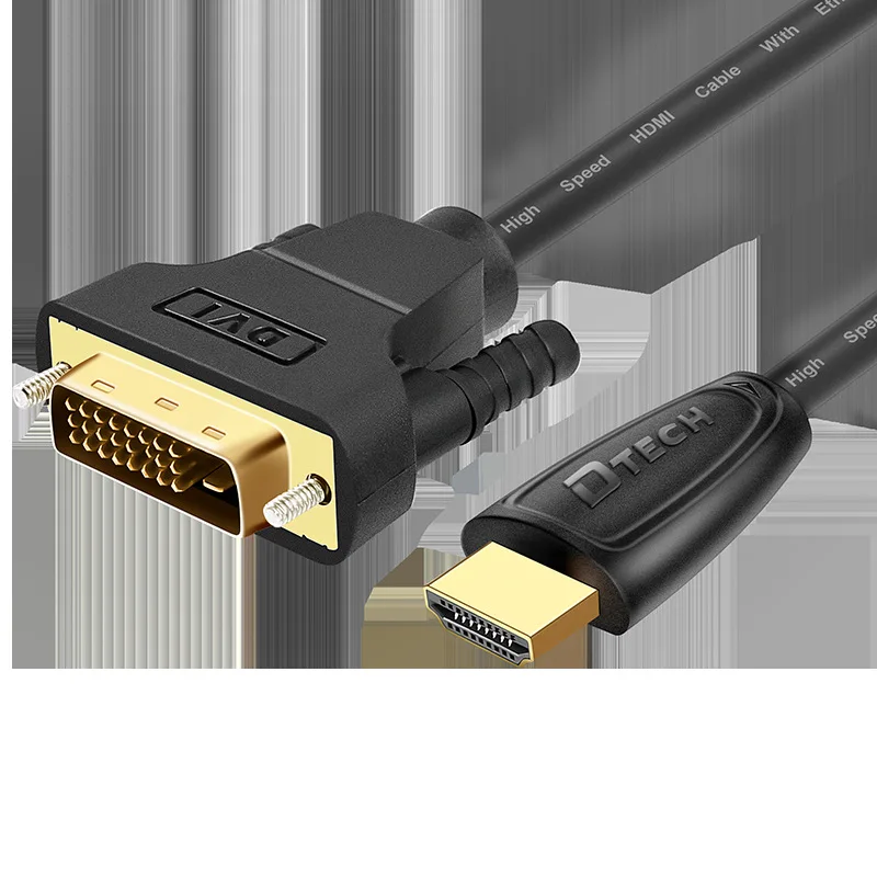DT-HD001 Кабель HDMI-DVI HDMI к DVI HD адаптер кабель компьютера DVI24 + 1 10 м |