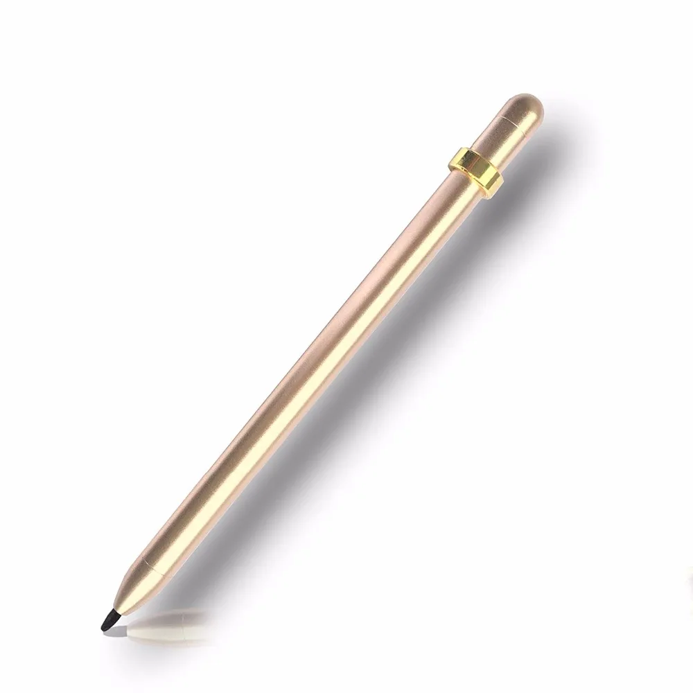 

Mechanical Pencil 2.0mm Simple Style Aerospace Aluminum Multifunctional 2B Pencil For Office and Drawing Design(Gold)
