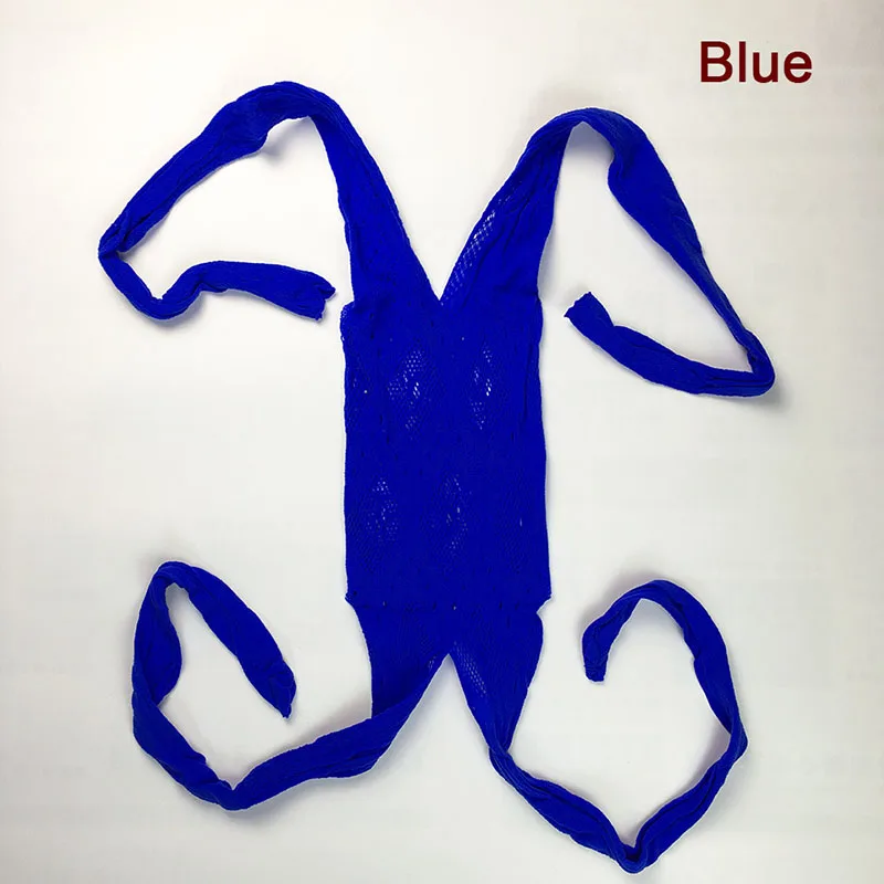 С открытой промежностью колготки дамские сетчатые боди спандекс Для женщин сексуальное нижнее белье эротическое брендовые туфли с Красной Нижнее белье размера плюс, Секс продукт, TB054 - Цвет: Blue Tights