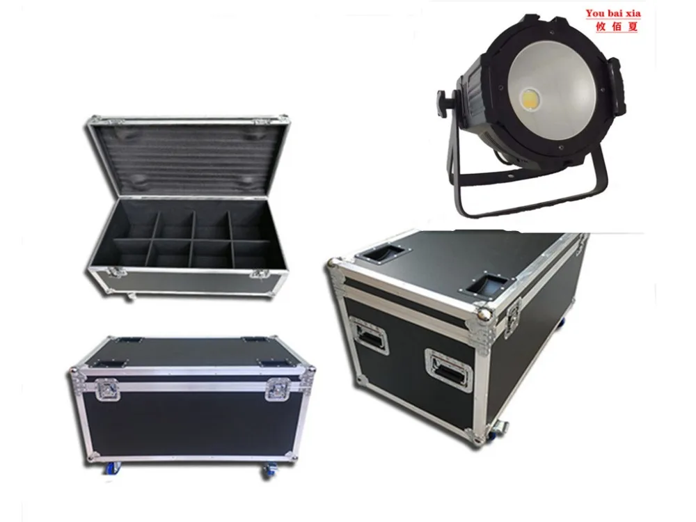 

4/6/8 200W led par COB flightcase dmx cable RGBWA UV 6in1 / RGBWA 5in1/RGBW 4in1 / Warm White cold white led spotlight dj light