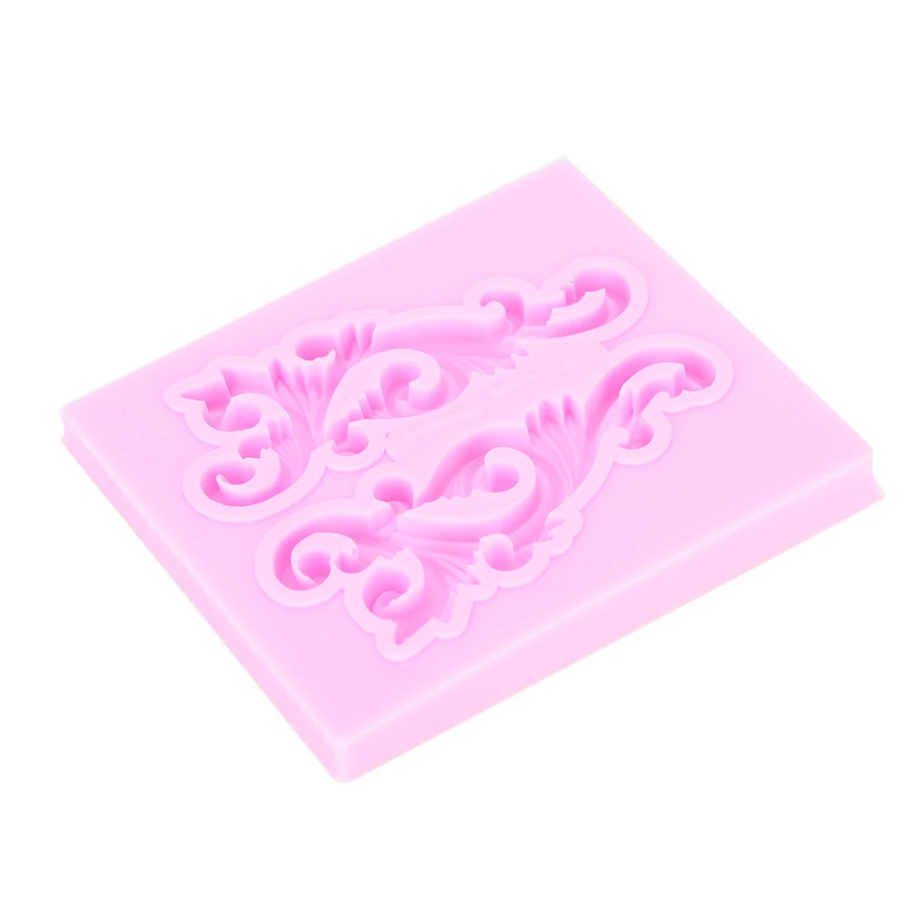 DIY пищевой конфетный смолы 3D в форме цветка из силикона формы шоколадная глина ремесла формы для помадки торта инструменты для украшения - Цвет: Pink