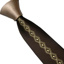 LAMMULIN мужские галстуки для костюма дизайн бежевый Узел контрастный коричневый с оливковым зеленым клетчатым полосатым шейный платок, тонкий галстук 6 см Gravats