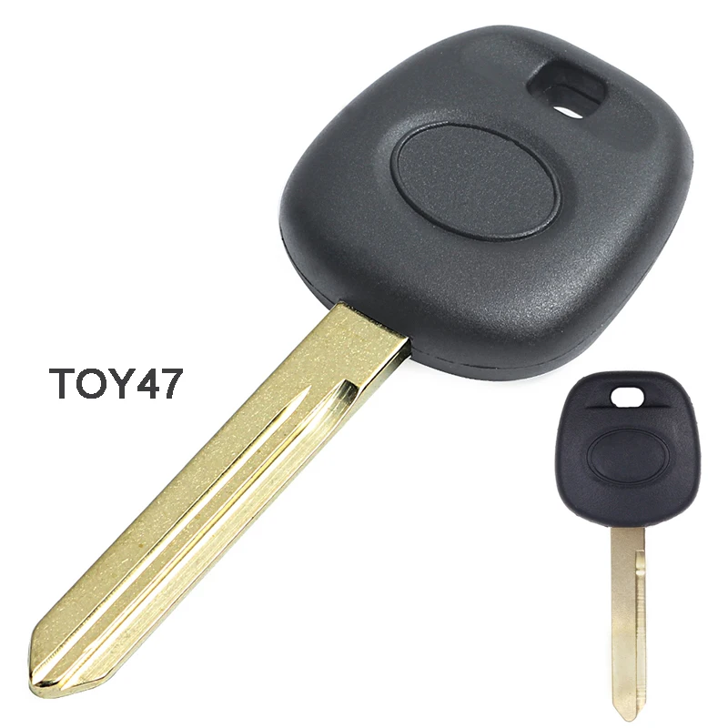 KEYECU 10x для Toyota Avens RAV4 Tacoma Замена дистанционного транспондера зажигания автомобиля ключ оболочки чехол Fob TOY41/TOY43/TOY47 лезвие
