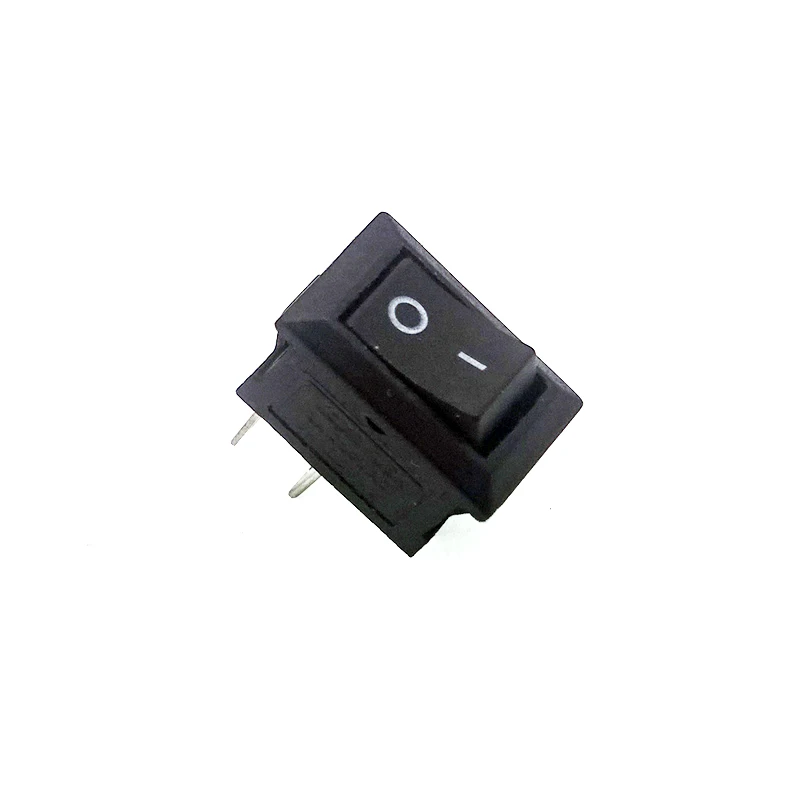 10 шт./лот 15*10 2 Pin KCD1 250V 3A переключатель лодки красный черный оснастки SPST вкл. Рокер