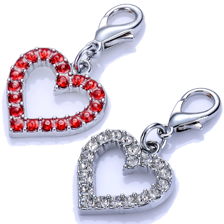Wholesale Dog Collar Charms Rhinestone Jewelry Pendant Tag Accessories