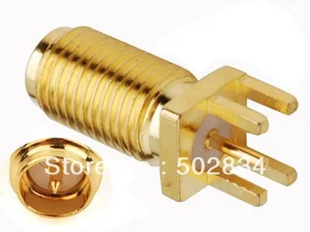 

50pcs/lot RP-SMA RP SMA Female PCB mount Long Connector Adapter
