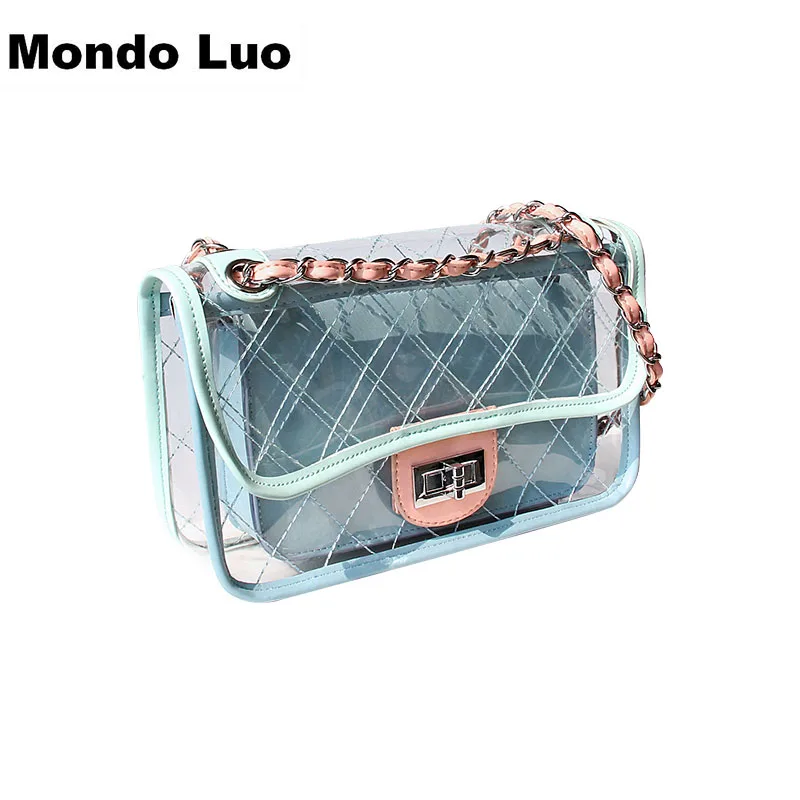 

2018 New Type of Bag with Transparent Bag and Small Bag of Female Jelly Bag