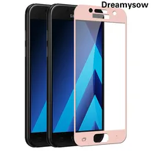 Dreamysow с уровнем твердости 9H полное Экран протектор Закаленное Стекло пленка для samsung J7 J730 J7Pro J3 J330 J3pro J5 J530 J5 Pro