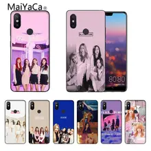 PRETO ROSA BLACKPINK k-pop kpop Preto Macio Tampa da Caixa Do Telefone Para Xiaomi Redmi Note4 MIX2 MIX2S Max2 Max3 mi6 mi8 Redmi5 5 plus(China)