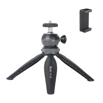 

XILETU XS-20 Mini Tripod Compact Lightweight Tripod with Detachable Ball head 360 Degree Rotation for Camera & Smartphone