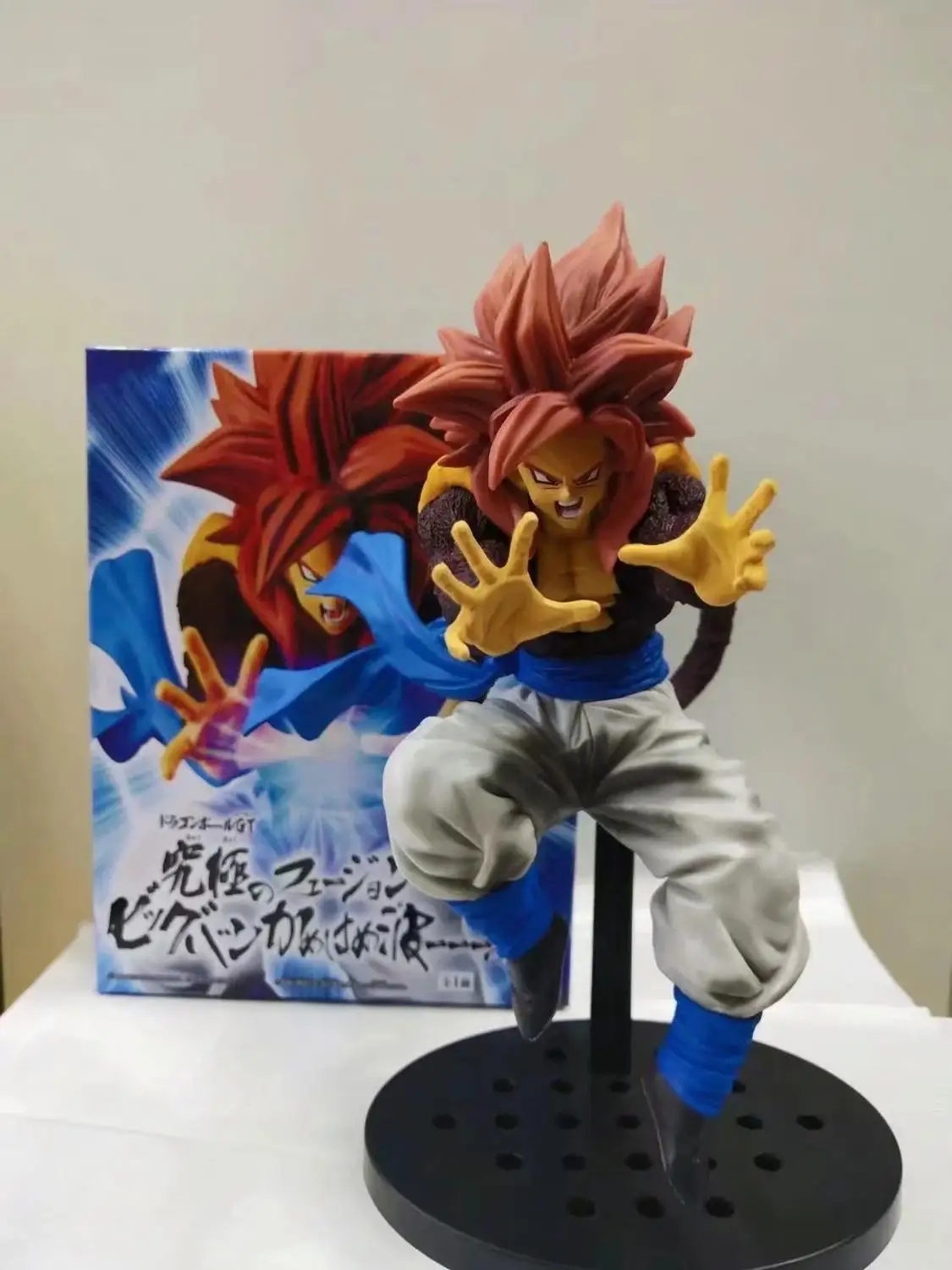 Фигурка 24 см Жемчуг дракона GT Gogeta Super Saiyan 4 Big Bang Kamehameha ПВХ фигурка Модель Кукла