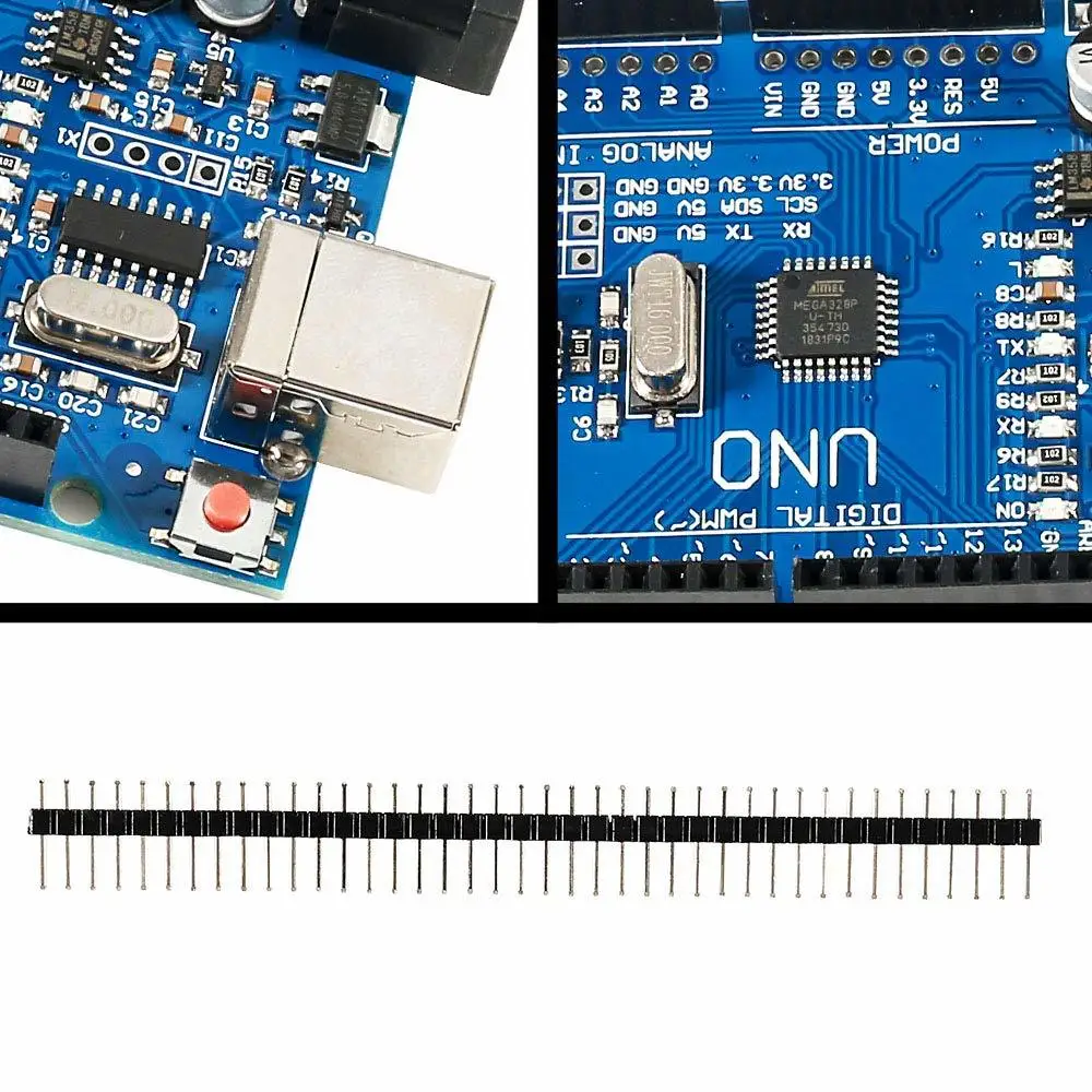 3d принтер CNC Shield V3.0 Плата расширения+ 4 шт. DRV8825 Драйвер шагового двигателя+ UNO R3 плата с USB кабелем для Arduino UNO R3