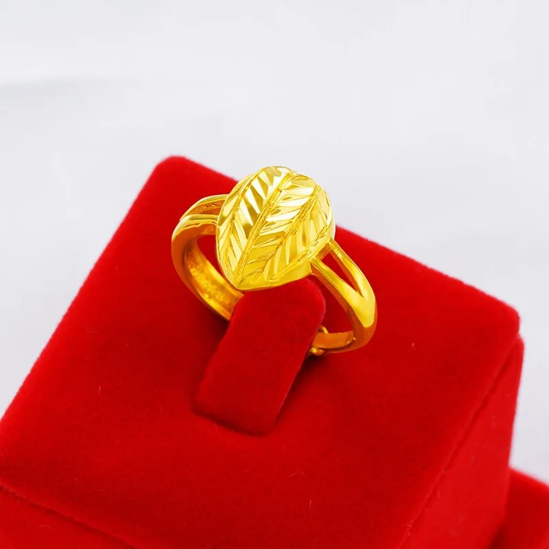 24K золотые желейные свадебные подарки кольцо Вечность кольцо талисманы лучший друг подарок символ любви модные кольца для женщин обручальное кольцо