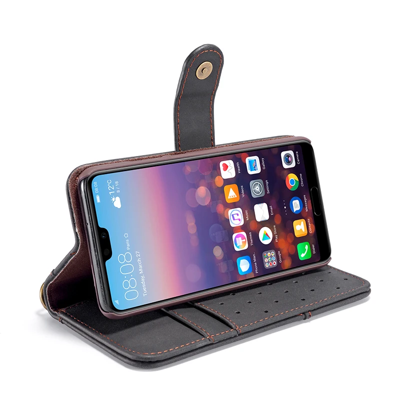 Чехол для Huawei mate 20 Lite чехол из коровьей кожи P20 откидной Магнитный кошелек Mate P30 Pro