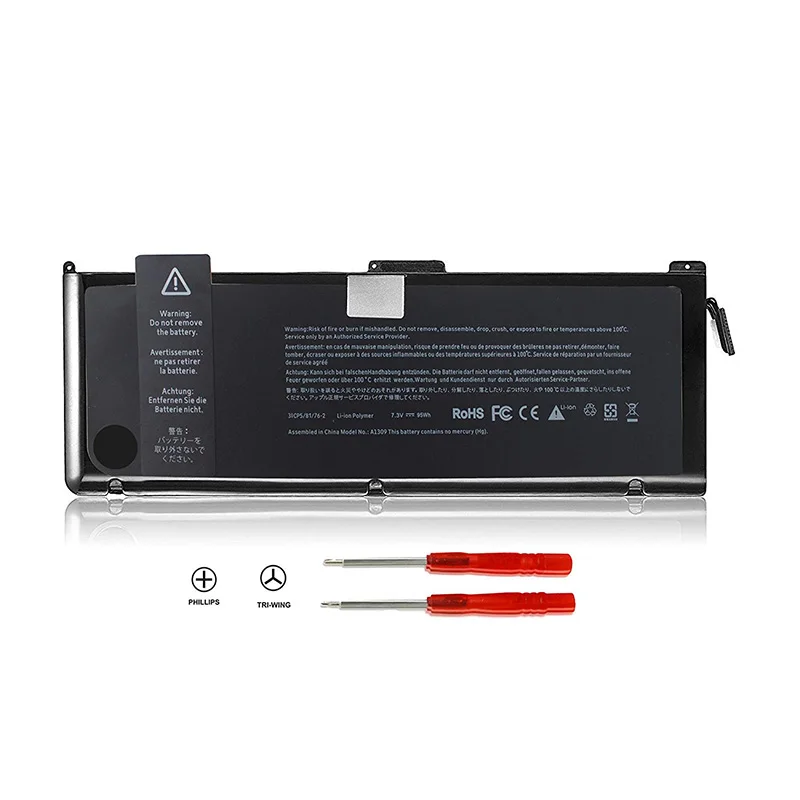 7 xinbox 95Wh 7,3 V A1309 ноутбук Батарея для Apple MacBook Pro 1" дюймовый A1297 раннего 2009 Mid 2010 Версия MC226CH/MC226LL/A