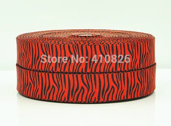 

Q&N ribbon 7/8inch 22mm140904017 OEM red and black chevron pattern Printed grosgrain ribbon 50yds/roll free shipping